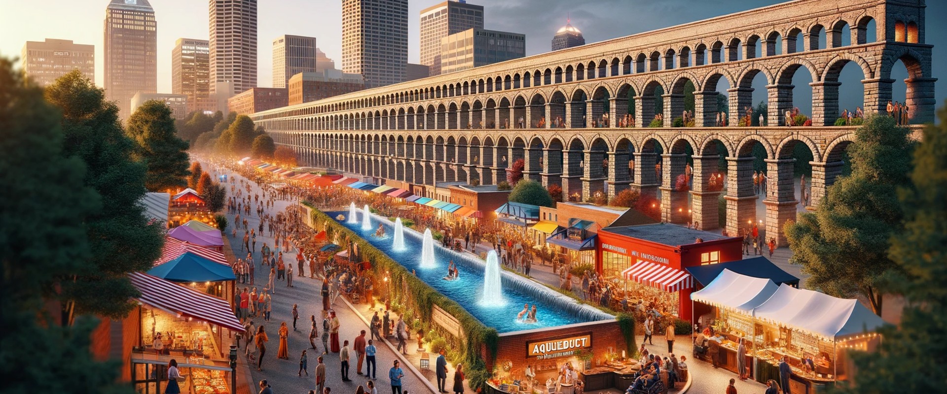 Aqueduct Entertainment in Indianapolis: A Fusion of Past and Present!